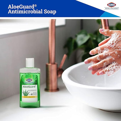 CLOROX Healthcare AloeGuard Antimicrobial Mini Hand Soap for Healthcare Professionals - Liquid Hand Wash for Everyday Use with Aloe Vera to Soothe & Moisturize Hands, 4 Fl Oz