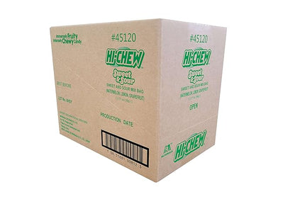 HI-CHEW Sweet & Sour Mix, Pack of 6 Bags, 3.17oz each - Watermelon Lemon Grapefruit | Unique Fun Soft & Chewy Candy, Immensely Juicy Fruity Candy Flavors, Individually Wrapped for Sharing