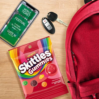 SKITTLES Original Gummy Candy Bulk Pack, 5.8 oz Bag (Pack of 12)