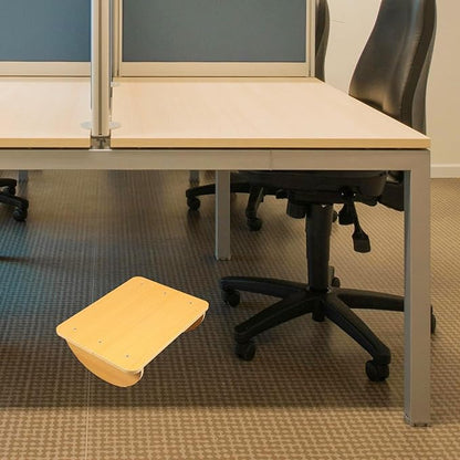 Ergonomic Wide Feet Stand Under Desk Footrest for Adults with Bevel Support Non-Slip Office Foot Stool for Improved Posture and Comfort at Work Home