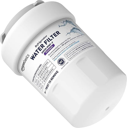 Amazon Basics Replacement Water Filter Cartridge Compatible with GE MWF Refrigerator- Pack of 1, Premium Filtration
