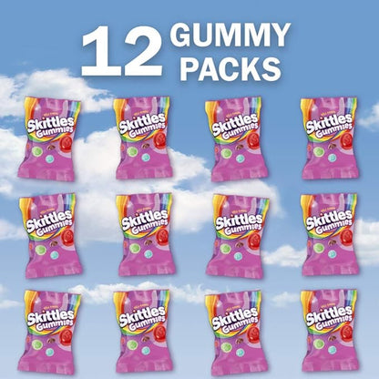 SKITTLES Wild Berry Gummy Candy, 5.8 oz Bag (Pack of 12)