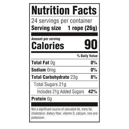 Nerds Rope Candy, Tropical Flavor, 0.92 Ounce Ropes (Pack of 48)