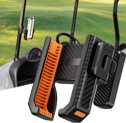 TODI Magnetic Golf Cart Phone Holder Mount, 360° Rotation Golf Cart Accessories for Men Golfers, Universal Phone Clamp, Golf Gifts for Men Dad Him, EZGO Club Car Yamaha