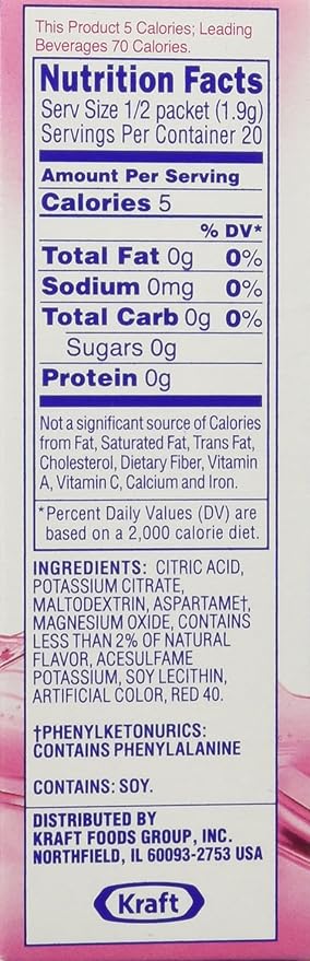 Crystal Light On The Go Pink Lemonade Drink Mix, 10 ct, pack of 2