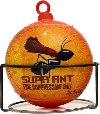 Supa Ant Fire Safety Ball as Fire Blanket for Home and Kitchen – Fire Protection Device for House, Office, Garage, Car