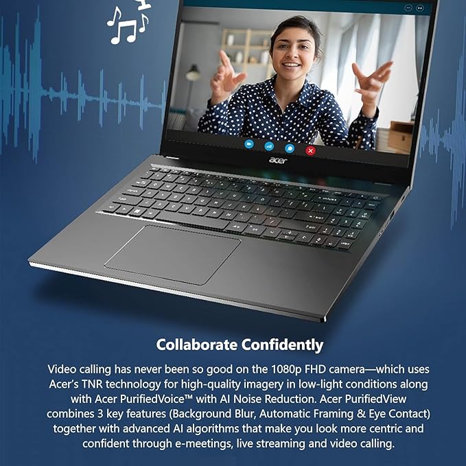 acer Aspire Premium 15.6" Laptop | Intel Core i7-1255U up to 4.7GHz | 32GB RAM - 512GB PCIe SSD | Backlit Keyboard | FHD | Wi-Fi 6 | Iris Xe Graphics | Webcam | Win11 Pro | WOWPC Recovery USB