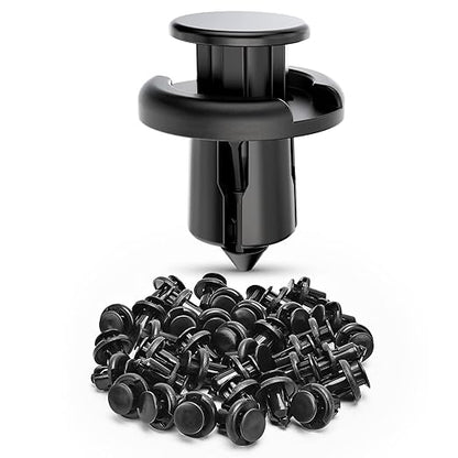 Nilight 100Pcs Push-Type Fender Liner Retainer Clips Replacement for Chrysler 6504521, 04575412AF Jeep Liberty Grand Caravan Dodge Charger Grand Caravan, 2 Years Warranty