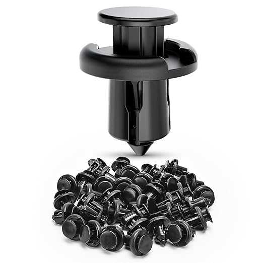 Nilight 100Pcs Push-Type Fender Liner Retainer Clips Replacement for Chrysler 6504521, 04575412AF Jeep Liberty Grand Caravan Dodge Charger Grand Caravan, 2 Years Warranty