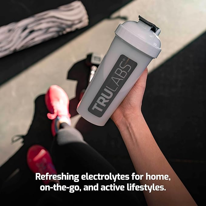 TRULABS Hydrate + Organic Greens - Green Apple. Sugar Free Electrolytes Hydration Packets. Each Serving Contains 1422 mg of Electrolytes &19 Vitamins & Minerals & 4 Organic Greens (6ct)
