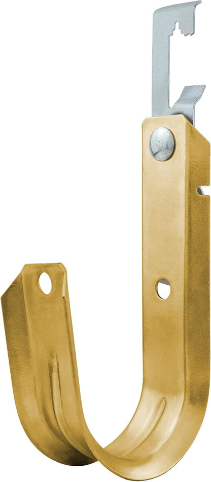 Prime Heavy Duty Metal Cable Support Batwing J-Hook Hangers with Bat Wing Clip for Ceiling Wire & Threaded Rod for Cable Management