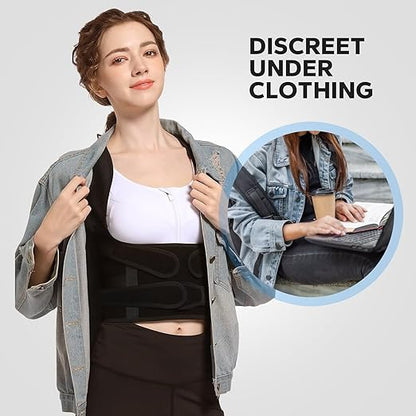 Posture Corrector for Men and Women,Upper Back Brace with Adjustable Shoulder Straps, Comfortable Posture Support for Daily Use, Discreet Fit Under Clothes (Extra Large 37.8-46.9‘’)