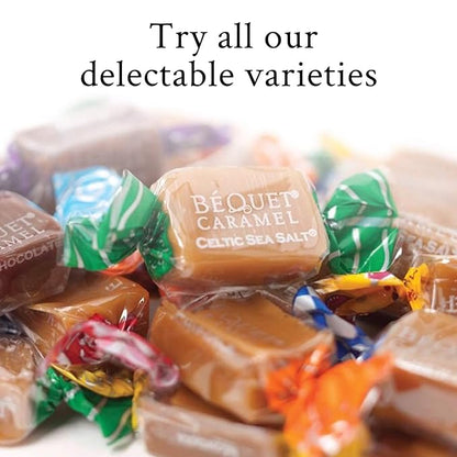 Béquet Caramel - Classic - Caramel Candy Individually Wrapped - Gourmet Caramel Candy - Made in Montana - Kosher (Star D) and Gluten Free - 8 oz Gift Bag