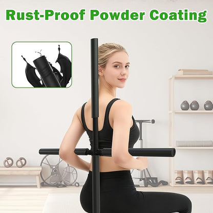 Back Straightener Posture Corrector for Women and Men - 32 Inch Heavy Duty Back Cracker with Anti-Slip and Cushioning Pads - Compatible Back Stretcher for Whole Family