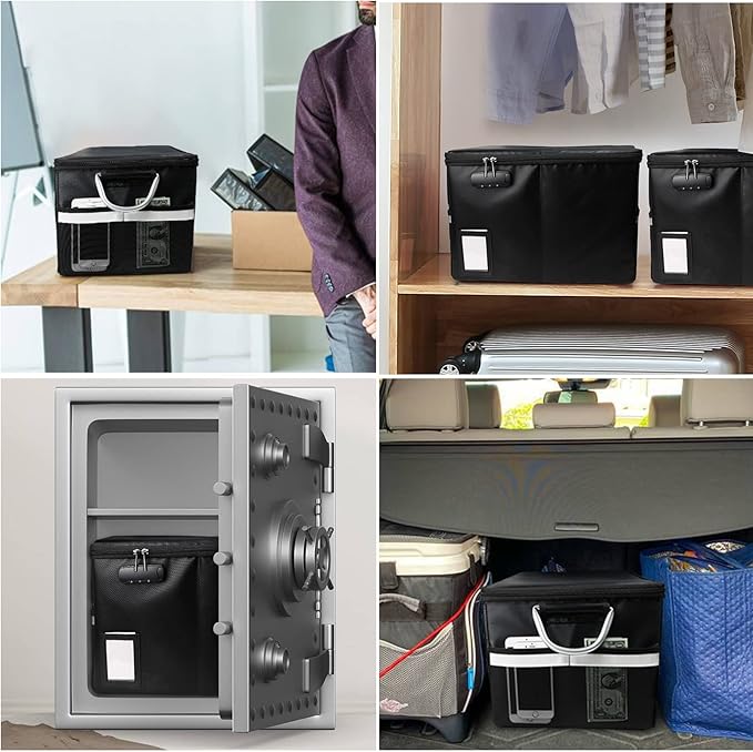 Teacher Rolling Cart - Fireproof File Cabinets for Document Safety, Portable Rolling Crate with Wheels for Teachers, for Teaching, Office