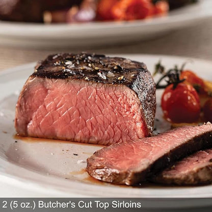 Omaha Steaks Ultimate Gift Package – Butcher’s Cut Filet Mignons, Top Sirloins, Chicken Breasts, Burgers, Gourmet Franks, Fries, Desserts & Seasoning – Premium Meat & Meal Gift Box