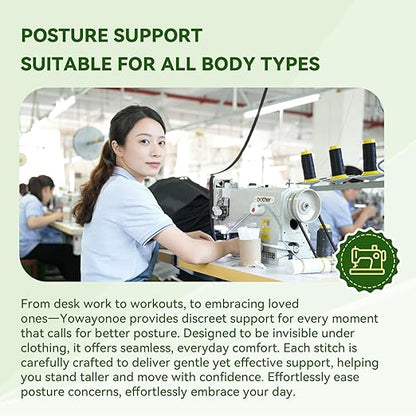 Posture Corrector for Women and Men, Invisible Full Back Support Brace with Enhanced Breathable Mesh, Shoulder Straightener for Back & Neck Pain Relief, Scoliosis & Posture Improvement, Medium