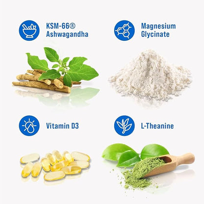 Powdered Drink Mix Calm,Adaptogenic Drink Mix Calm, Raspberry Lemonade Drink Calm,L-Theanine, Ashwagandha, Magnesium Glycinate
