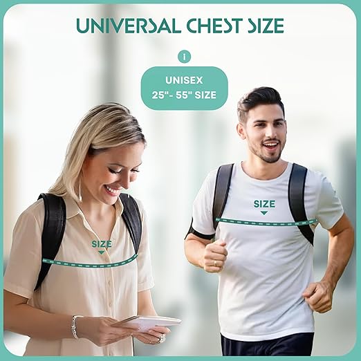 Posture Corrector for Women & Men - Fully Adjustable Back Brace Posture Corrector for Men & Women - Shoulder Brace - Back Straightener - Shoulder Support - Neck, Upper and Mid Spine Support