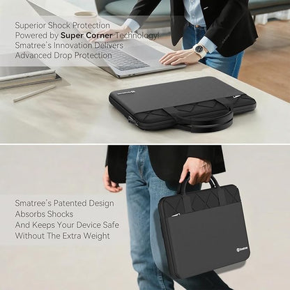 Smatree 18 inch Laptop Sleeve with Handle for Acer Predator Helios 18 AI, for Acer Predator Helios 18/Neo 18, Laptop Case with Accessory Pocket, YKK Zipper, Patented Super Corner Design (E812)