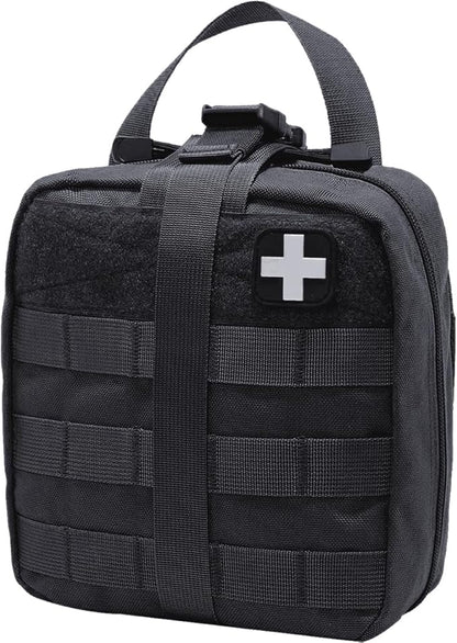 First Aid Kit Med Medical - Kit Rip-Off 180 pcs Water-Resistant Emergency Kit for Camping Hiking Home Outdoor Truck Vehicle Car Fishing Travel Biking