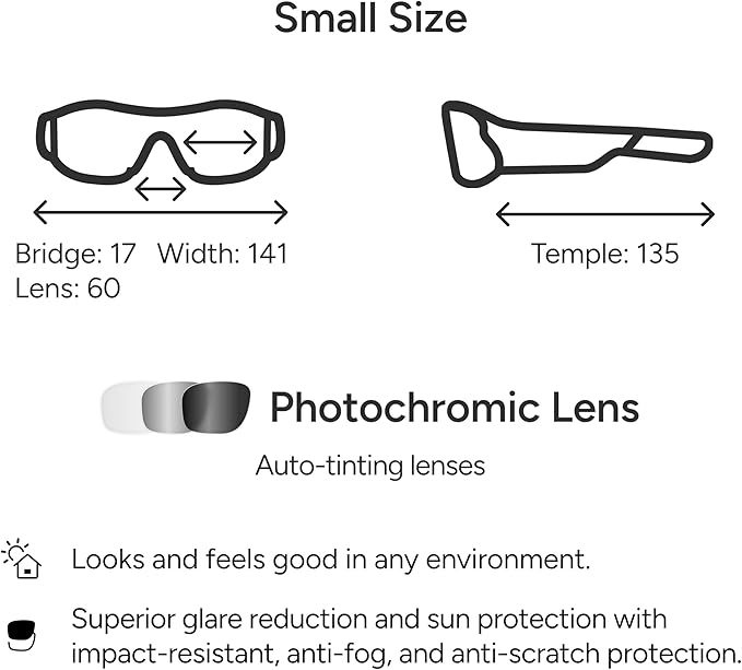 Lucyd Armor Smart Safety Glasses, TR90 Frame, Light Adaptive Lenses, Open Ear Speakers & Microphone - ANSI Z87.1