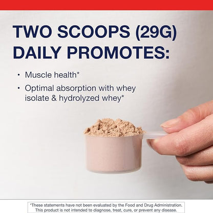 Metagenics Perfect Protein - Cross-Flow Micro-Filtered Whey Isolate & Hydrolyzed Whey - 20g Protein per Serving - Supports Muscle Recovery, Energy & Metabolism - 30 Servings