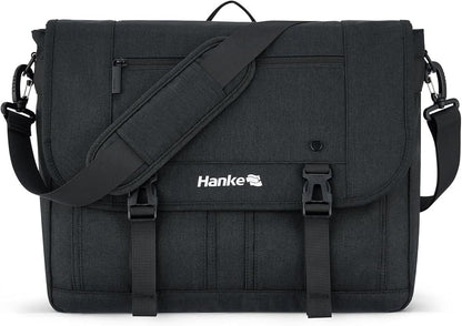 Hanke Durable Messenger Bag for Men with 15.6 Laptop Case, Business Cross Body Bag Briefcase for Women,School Work Tote Bag