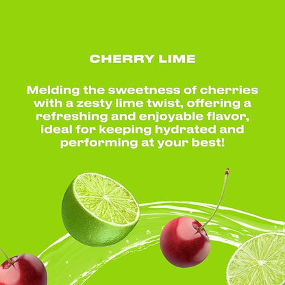 Cwench Sugar Free Electrolyte Hydration Drink Mix - Cherry Lime 10 Single Serve Packets