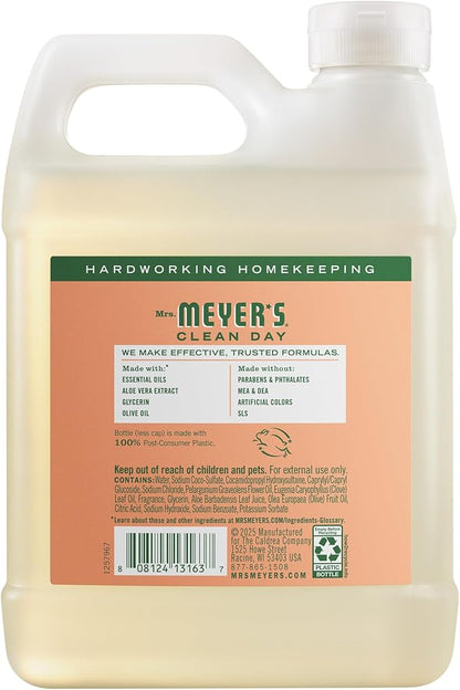 Mrs. MEYER'S CLEAN DAY Hand Soap, Refill Variety Pack Soaps Made to Clean and Freshen Hands