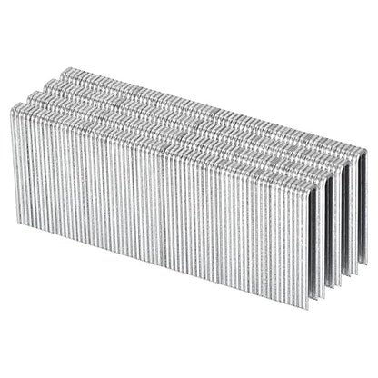 uxcell 18 Gauge Narrow Crown Staples 1/4" x1-1/4, 2000Pcs Galvanized Steel for Pneumatic, Electric Stapler, White