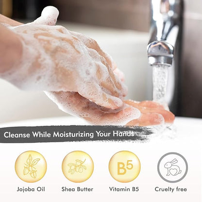 ROMIIE ZOI Hand Soap Refills, Gardenia Liquid Hand Soap, Large 750 ML / 26 FL OZ Bottles (Pack of 3), Gentle & Moisturizing Formula, Natural & Cruelty-Free for Kitchen and Bathroom Soap Dispensers