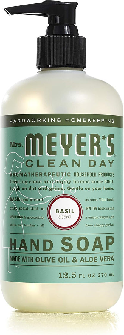 Mrs. MEYER'S New 6 Scent Variety Pack, 1 Peony, 1 Geranium, 1 Honeysuckle, 1 Basil, 1 Lavender, 1 Lemon Verbena, 6 CT