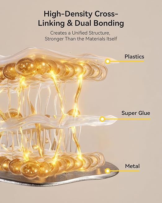 Super Glue Clear Liquid, 40ML/1.35fl oz【Dual Molecular Action & Deep Micro-Penetration】Super Strong CA Glue for Wood Plastic Metal Etc, Thin Low-Viscosity Cyanoacrylate Instant Glue Quick Dry