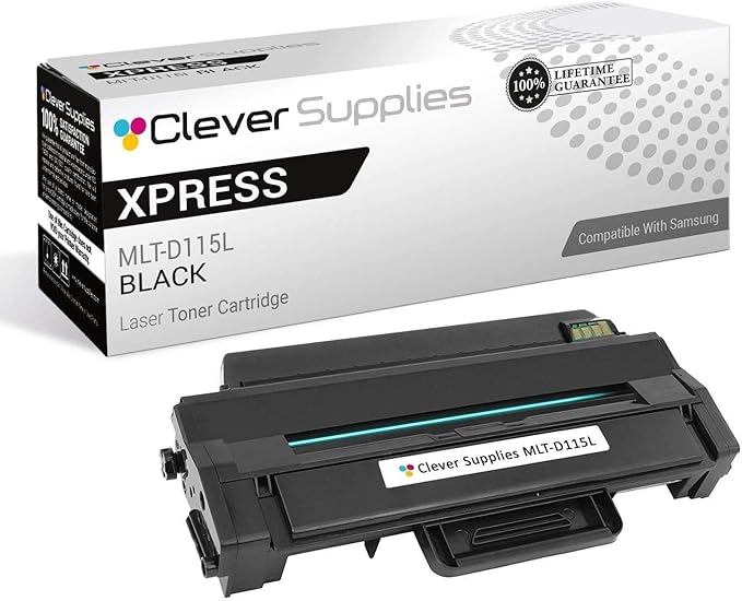 CS Replacement Toner Cartridge Compatible with Samsung Xpress M2830 DW MLT-D115L Black