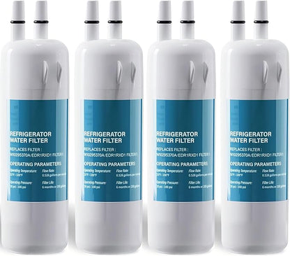 W10295370A Water Filter Replacement Compatible with EDR1RXD1,W10295370,WHR1RXD1,P4RFWB,P8RFWB2L,46-9930,46-9081,Filter 1 (4)