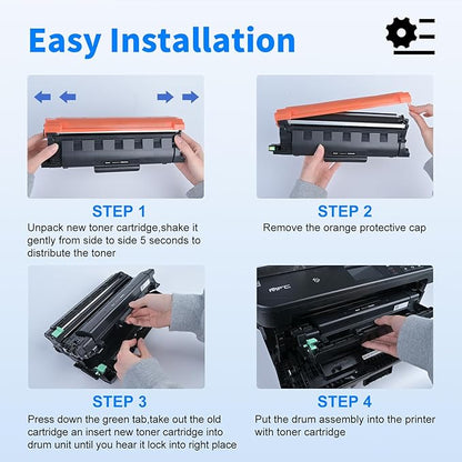 myCartridge Compatible Toner Cartridge Replacement for Brother DCP-L2640DW TN830XL TN830 TN830 XL TN-830 TN-830XL Toner 4PK Use for HL-L2460DW MFC-L2820DW HL-L2405W HL-L2480DW Printer