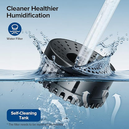 Humidifiers for Bedroom Large Room, 7L/1.85Gal Quiet Humidifiers with 350ML/H Large Mist Speed,Smart App & Remote Control, Cool Mist Humidifier for Baby & Home