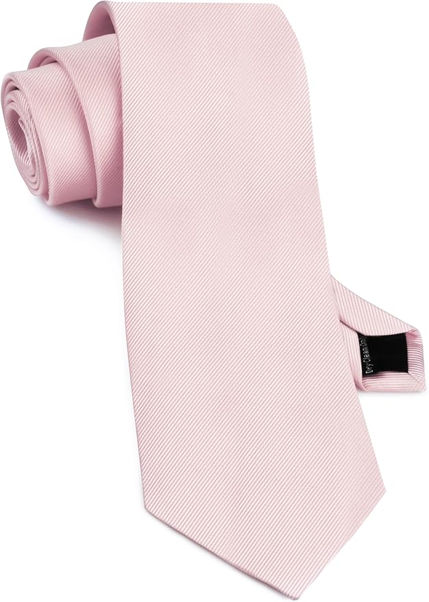 GUSLESON Classic New 3.15"（8cm） Men's Solid Color Necktie Wedding Business Tie + Gift Box