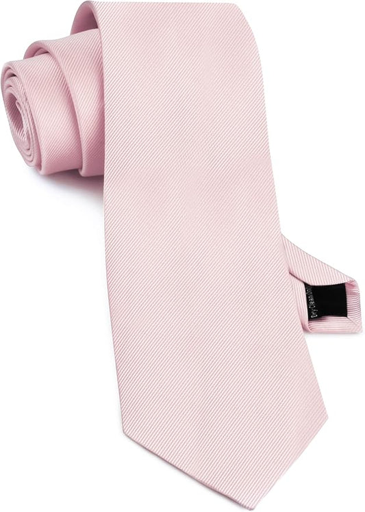 GUSLESON Classic New 3.15"（8cm） Men's Solid Color Necktie Wedding Business Tie + Gift Box