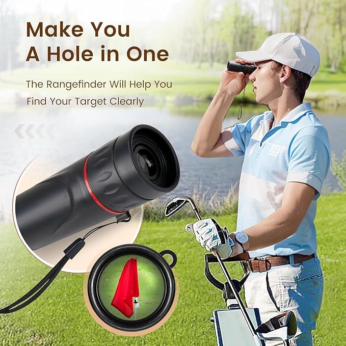 YOREPEK Golf Accessories Kit for Men, Golf Stuff Set with Leather Case, Golf Balls, Golf Tees, Multifunctional Divot Knife, Monocular, Scorer, Golf Gifts for Men Women Golfers