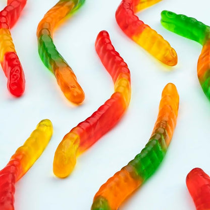 Kervan Candy Bebeto Gummy Worms - Fruity, Soft & Sweet Gummy Candy Bulk for Kids, Gift Snacks and Parties - Classic Worms Gummies Big Party Size Bag (5 lbs)