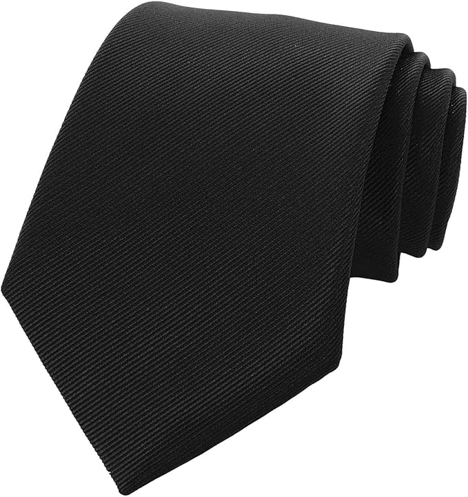 RBOCOTT Solid Color Tie Formal Necktie for Men
