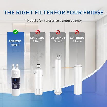 For W10295370A Water Filter Replacement Goods Accessories, Compatible With EDR1RXD1, Filter 1, W10295370, 46-9930,46-9081, P8RFWB2L, P8WB2L, P4RFWB, P5WB2L (Pack of 3)
