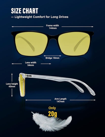 TIJN Sleep Glasses for 99.9% Blue Green Light Blocking for Women Men Dual AR Coating Red Lens for Computer Gaming, TR90
