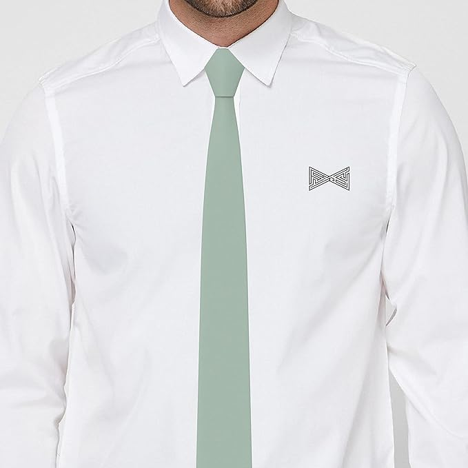 Men's Oxford Matt Neckties Solid Color for Adults Tuxedo Classic Design, by Bow Tie Hosue