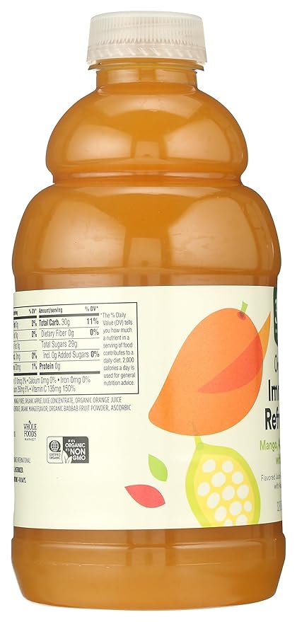 365 by Whole Foods Market, Juice Mango Apple Orange Baobab Organic, 32 Fl Oz