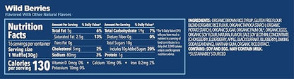 GU Energy Stroopwafel Wild Berry Sports Nutrition Waffle, Caffeine-Free, Gluten-Free, and Kosher dairy On-the-Go Energy for Any Workout, 16 Count