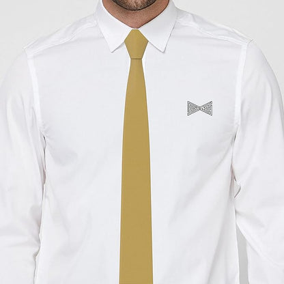 Men's Oxford Matt Neckties Solid Color for Adults Tuxedo Classic Design, by Bow Tie Hosue