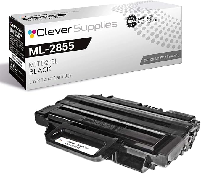 CS Replacement Toner Cartridge Compatible with Samsung ML-2855 MLT-D209L Black ML-2855 ML-2855ND SCX-4824 SCX-4824FN SCX-4826 SCX-4826FN SCX-4828 SCX-4828FN